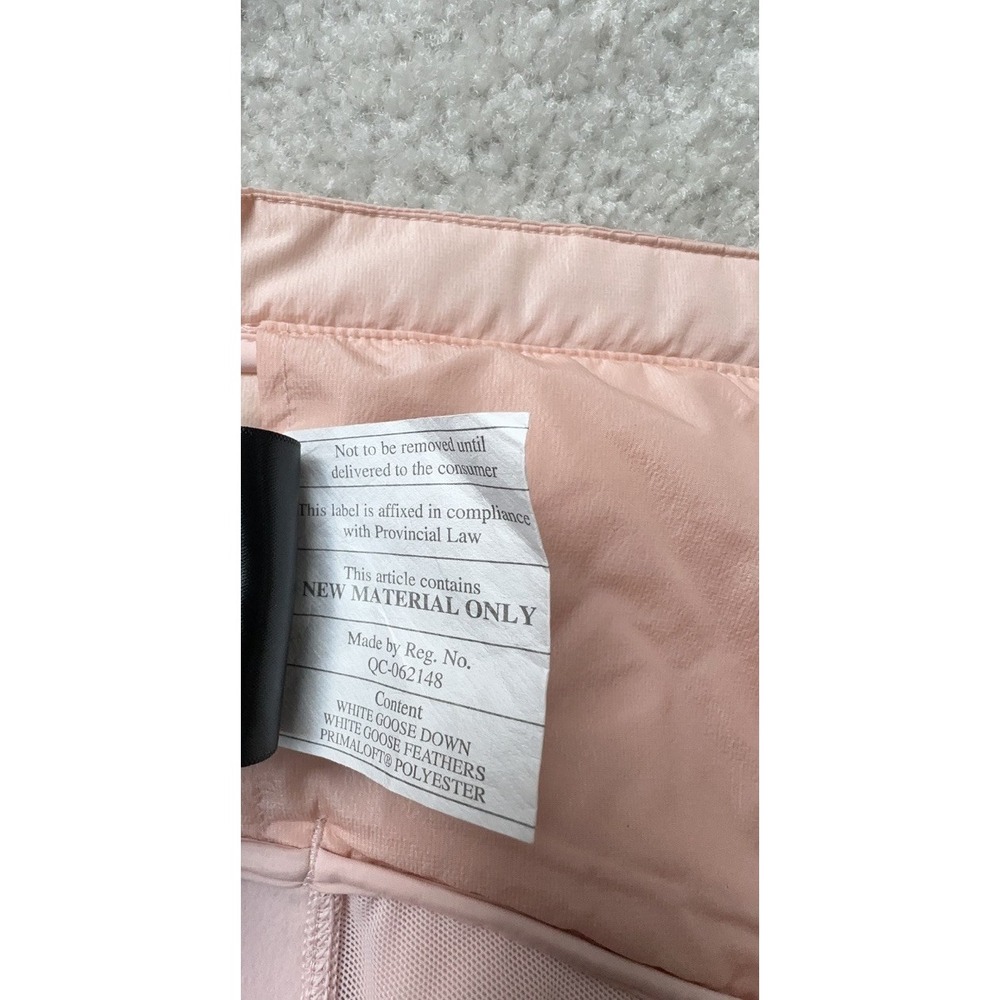 Lululemon Goose Down For It All Jacket Full Zip Hood Size 6 Pink Mist - Picture 9 of 9
